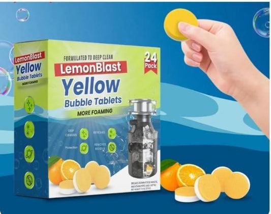 LemonBlast Yellow Bubble Tablets (24pc)