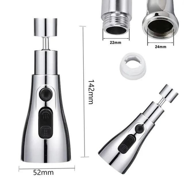 Chrome electronic device with measurement details on a white background