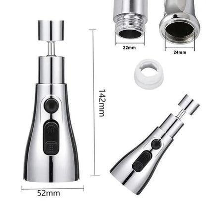 Chrome electronic device with measurement details on a white background